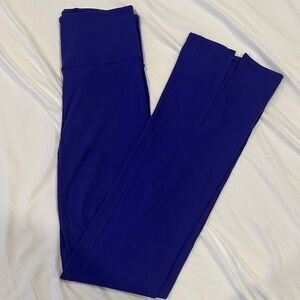 3/$75 Worn once Athleta elation split flare pant small tall royal blue